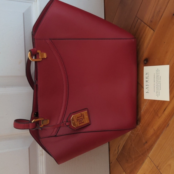 Ralph Lauren Handbags - Red Ralph Laure handbag/purse